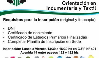 SECUNDARIA PARA ADULTOS CON ORIENTACIN TEXTIL